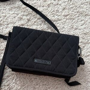 Vera Bradley Quilted Black Crossbody Bag